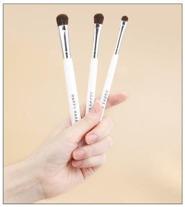 Zestaw profesjonalnych pędzli do makijażu twarzy i oczu Happy Makeup
