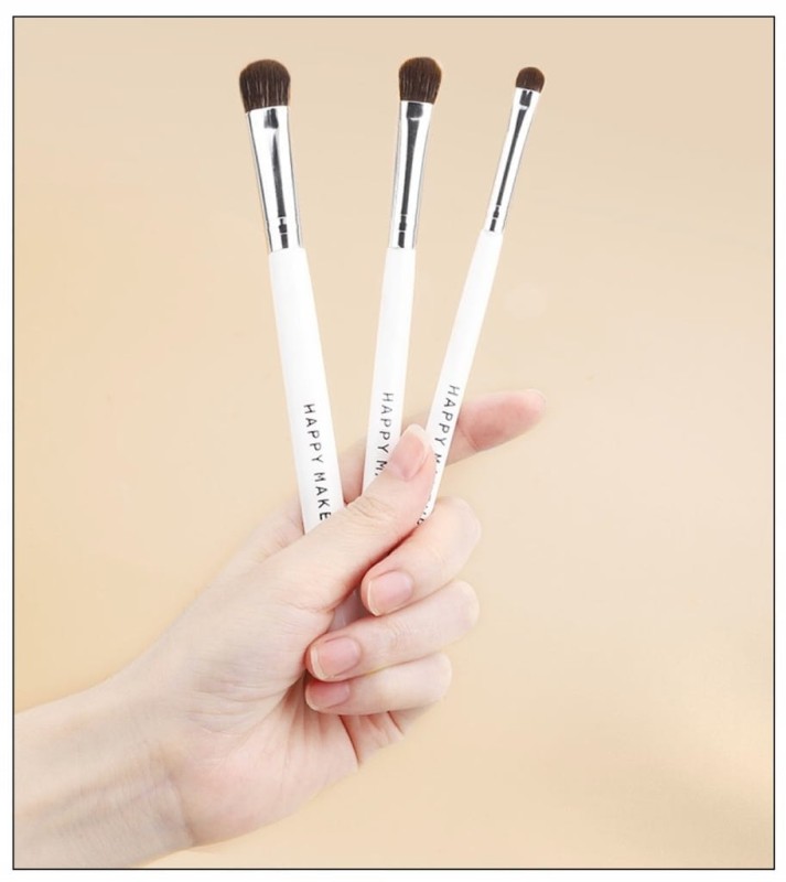 Zestaw profesjonalnych pędzli do makijażu twarzy i oczu Happy Makeup