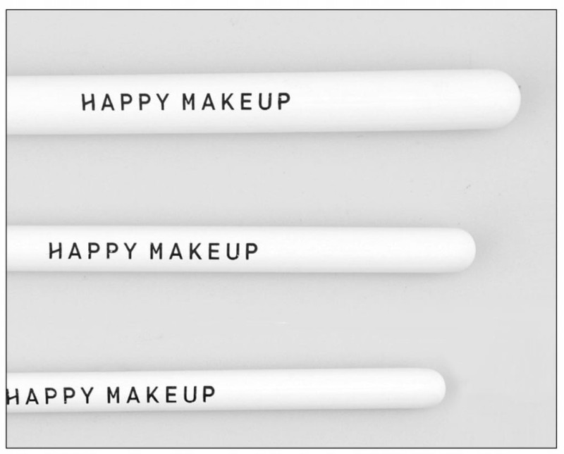 Zestaw profesjonalnych pędzli do makijażu twarzy i oczu Happy Makeup